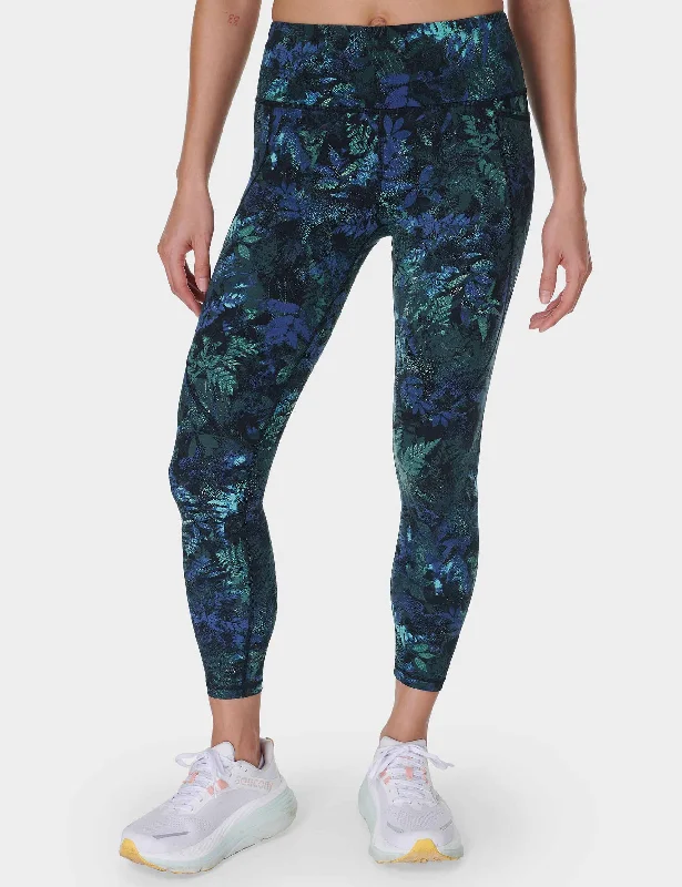 Mother of the bride dressesPower 7/8 Gym Leggings - Green Forest Print