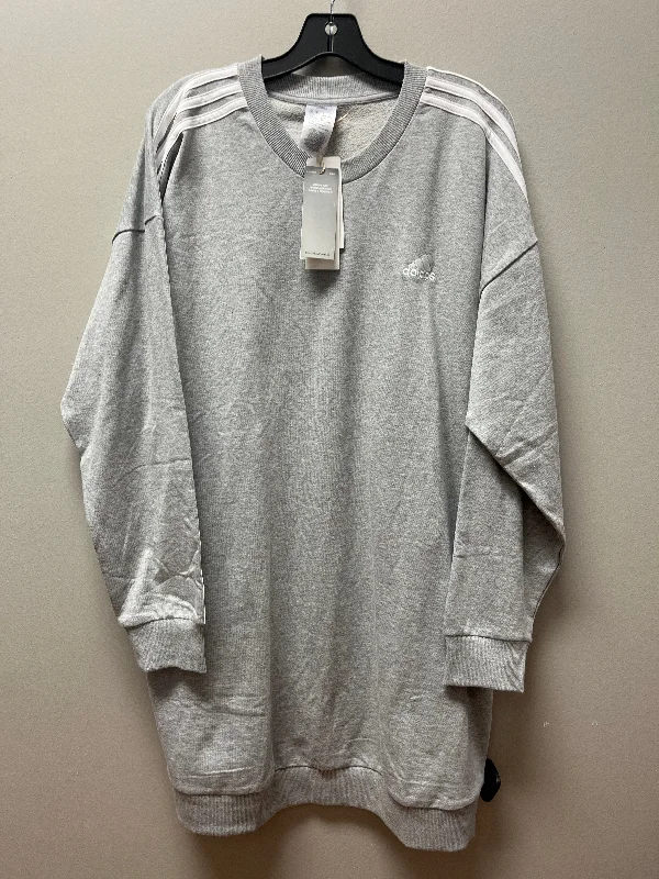 Spring dresses for blossoming stylesAthletic Dress By Adidas In Grey, Size: L