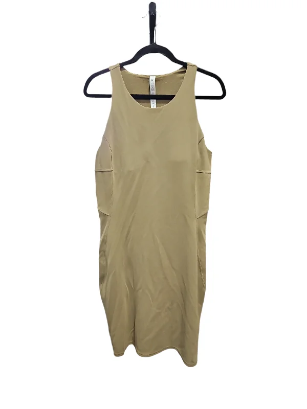 Cap sleeve dresses for womenAthletic Dress By Lululemon In Tan, Size: 12