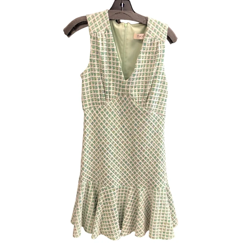 Short-sleeved dresses for womenDress Work By Taylor In Green, Size: 8