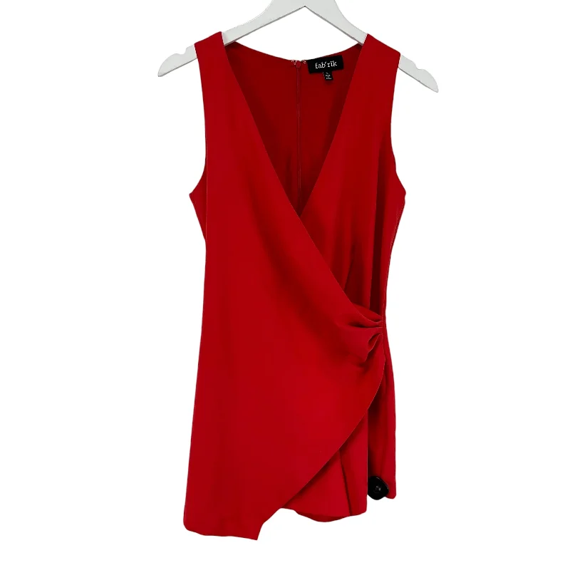 Layering dresses for versatile stylingRomper By Fabrik In Orange, Size: S