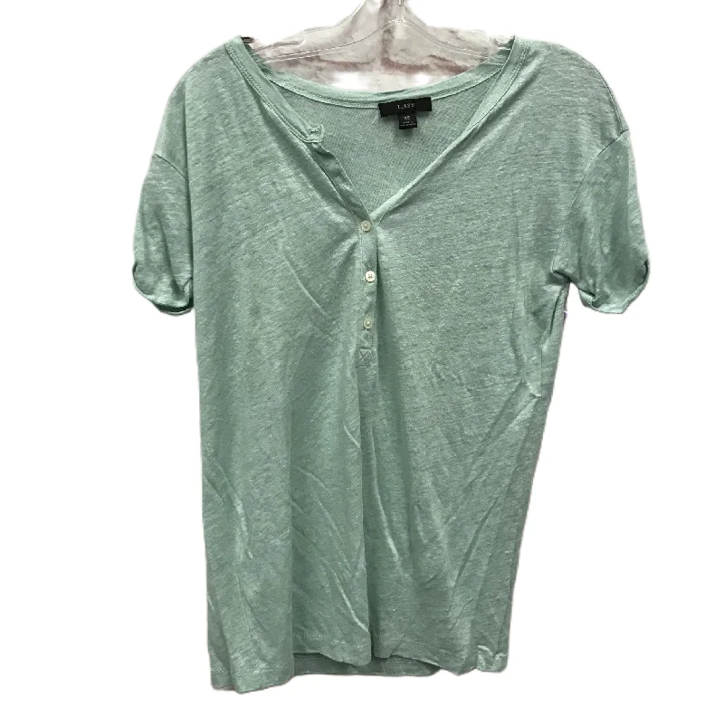 Transitional women's topsGreen Top Short Sleeve By J. Crew, Size: Xs