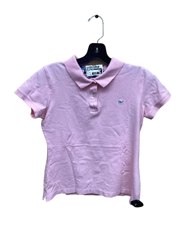 Athletic women's topsPink Top Short Sleeve Vineyard Vines, Size M