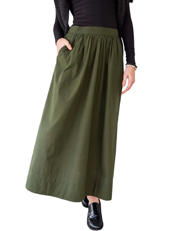 Elegant women's pantsVoyageur Sonnet Maxi Skirt In Hazel