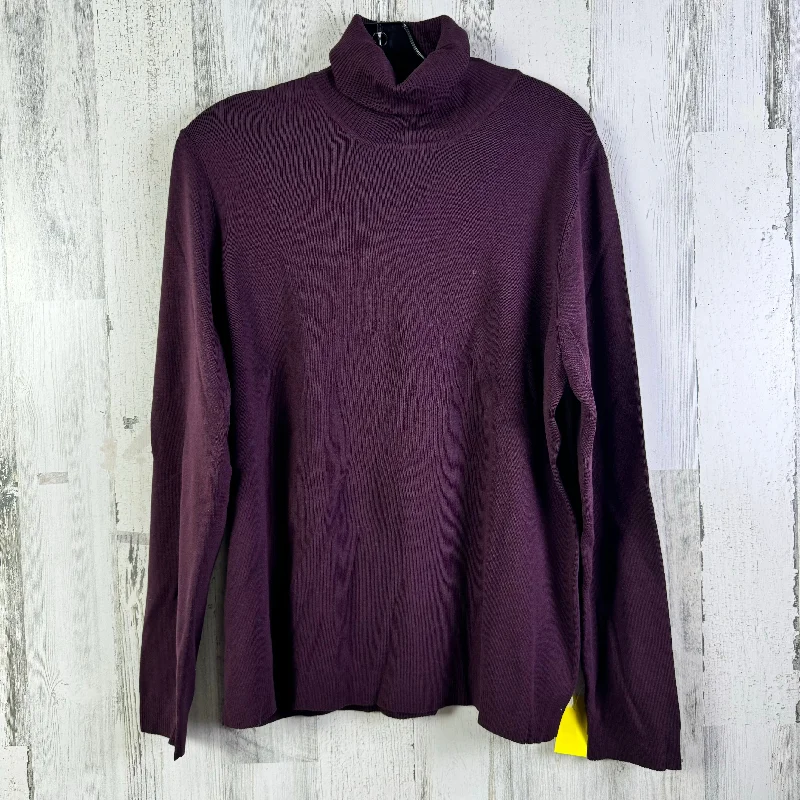 Evening women's topsTop Long Sleeve By Chicos In Purple, Size: Xl