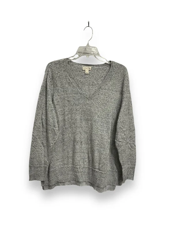 Petite women's topsTop Long Sleeve By Maison Jules In Grey, Size: Xxl