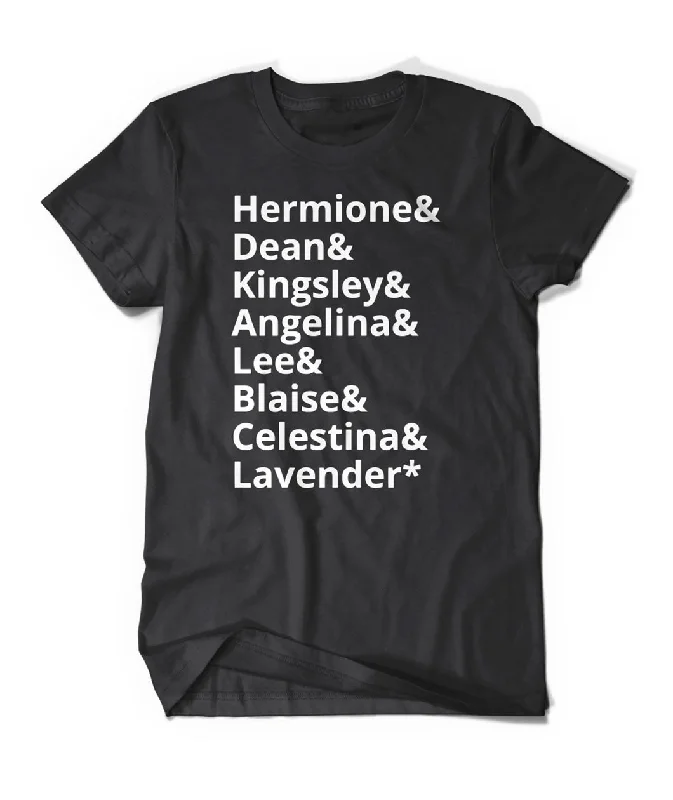 Yoga women's topsBlack Wizard Names Shirt