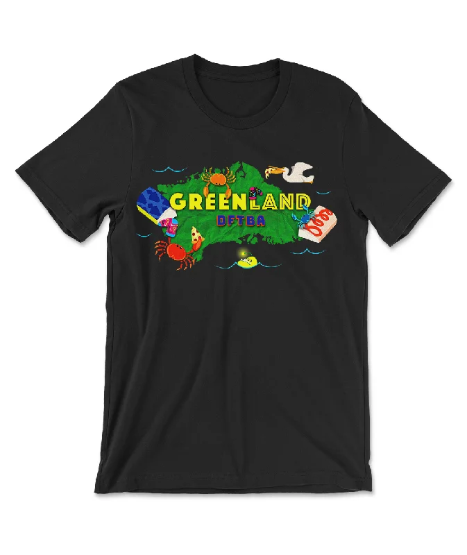 White women's topsDFTBA Greenland Shirt