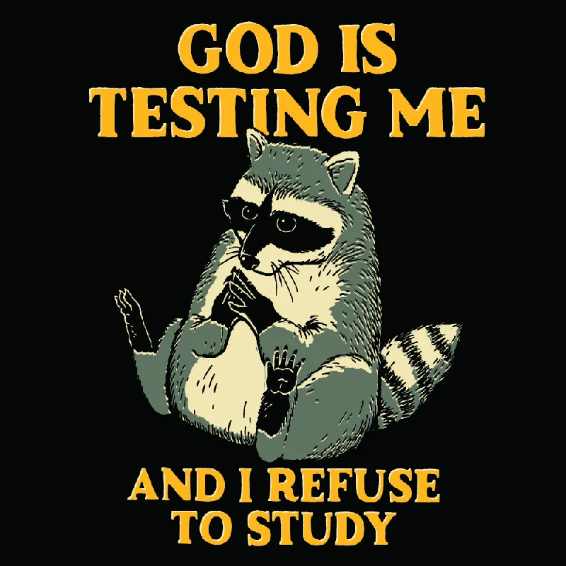 Petite women's tops'God Is Testing Me' Shirt