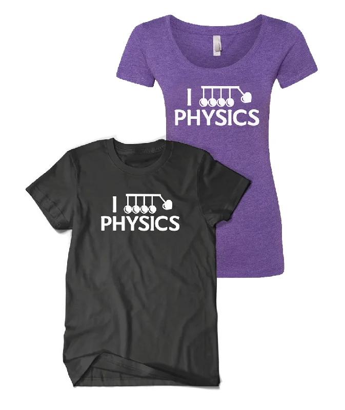 Summer women's topsI Love Physics Shirt