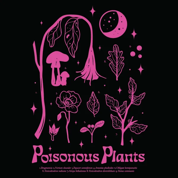 Party women's tops'Poisonous Plants' Shirt