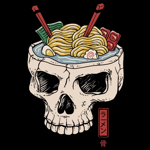 Solid color women's tops'Ramen Brain' Shirt