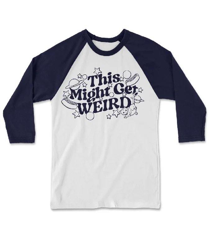 Cropped women's topsWeird Critter Baseball Shirt