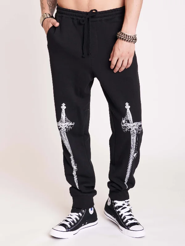 Sequined women's skirtsDagger sword Joggers