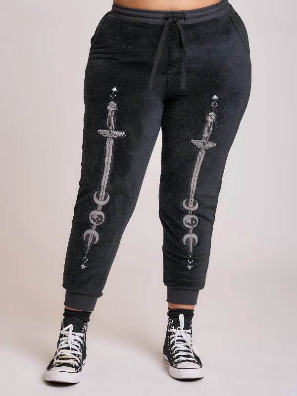 Skater women's skirtsSword Plush Joggers